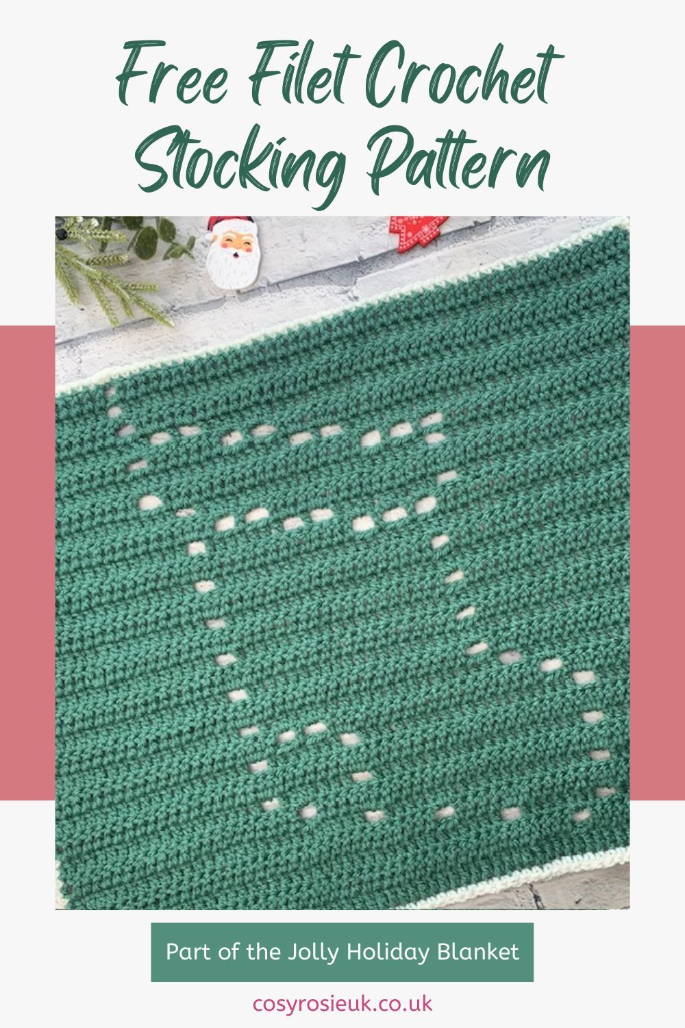 Filet Crochet Stocking Pattern 