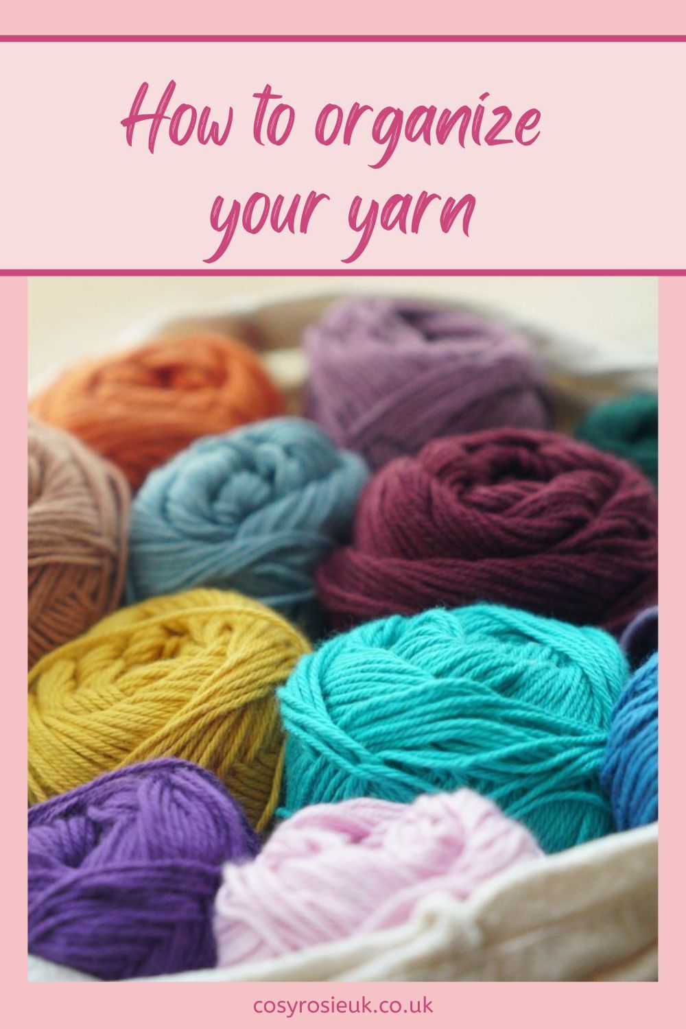 How to store your yarn
