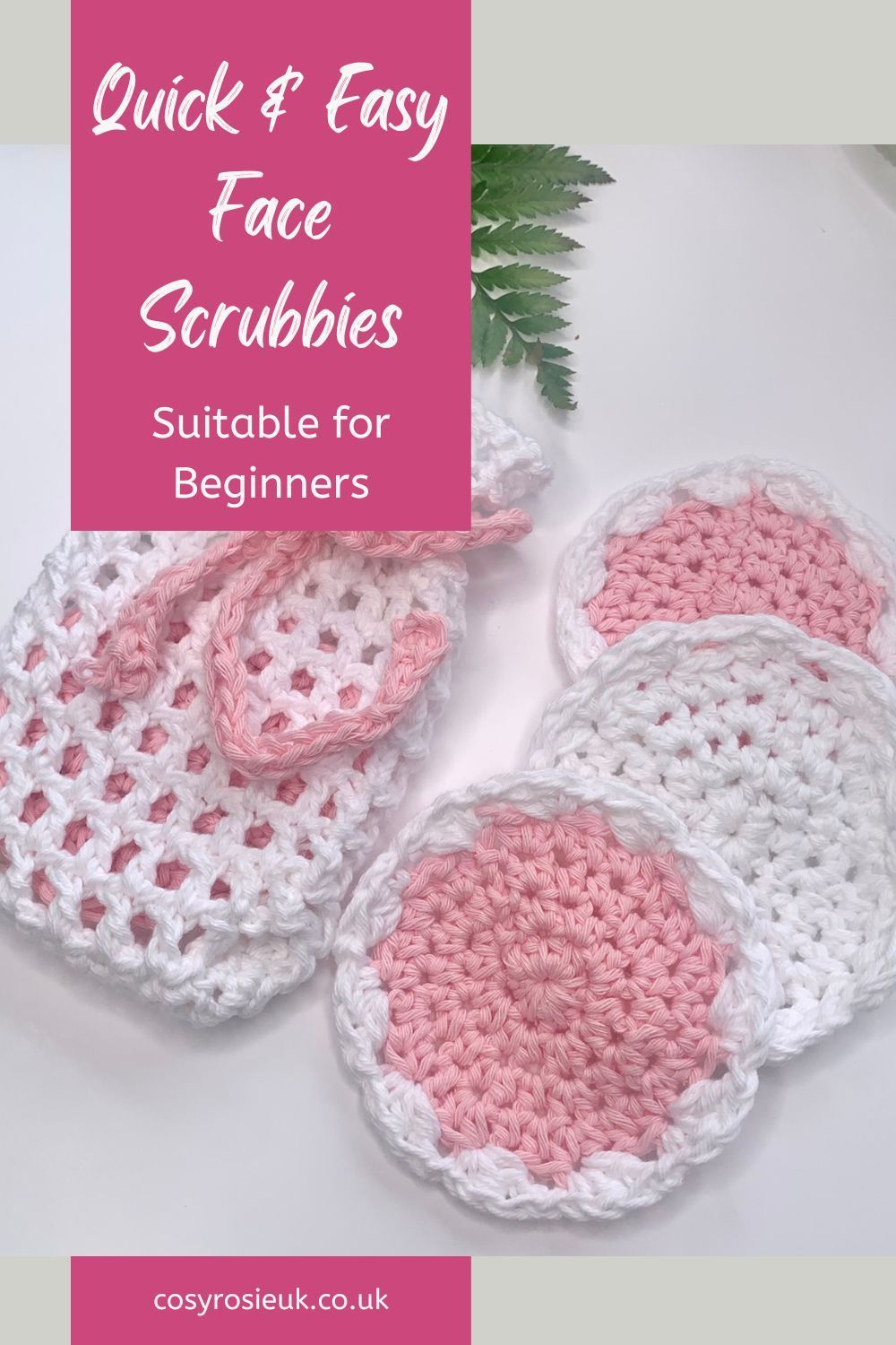 Quick and Easy Crochet Face Scrubbies Pattern