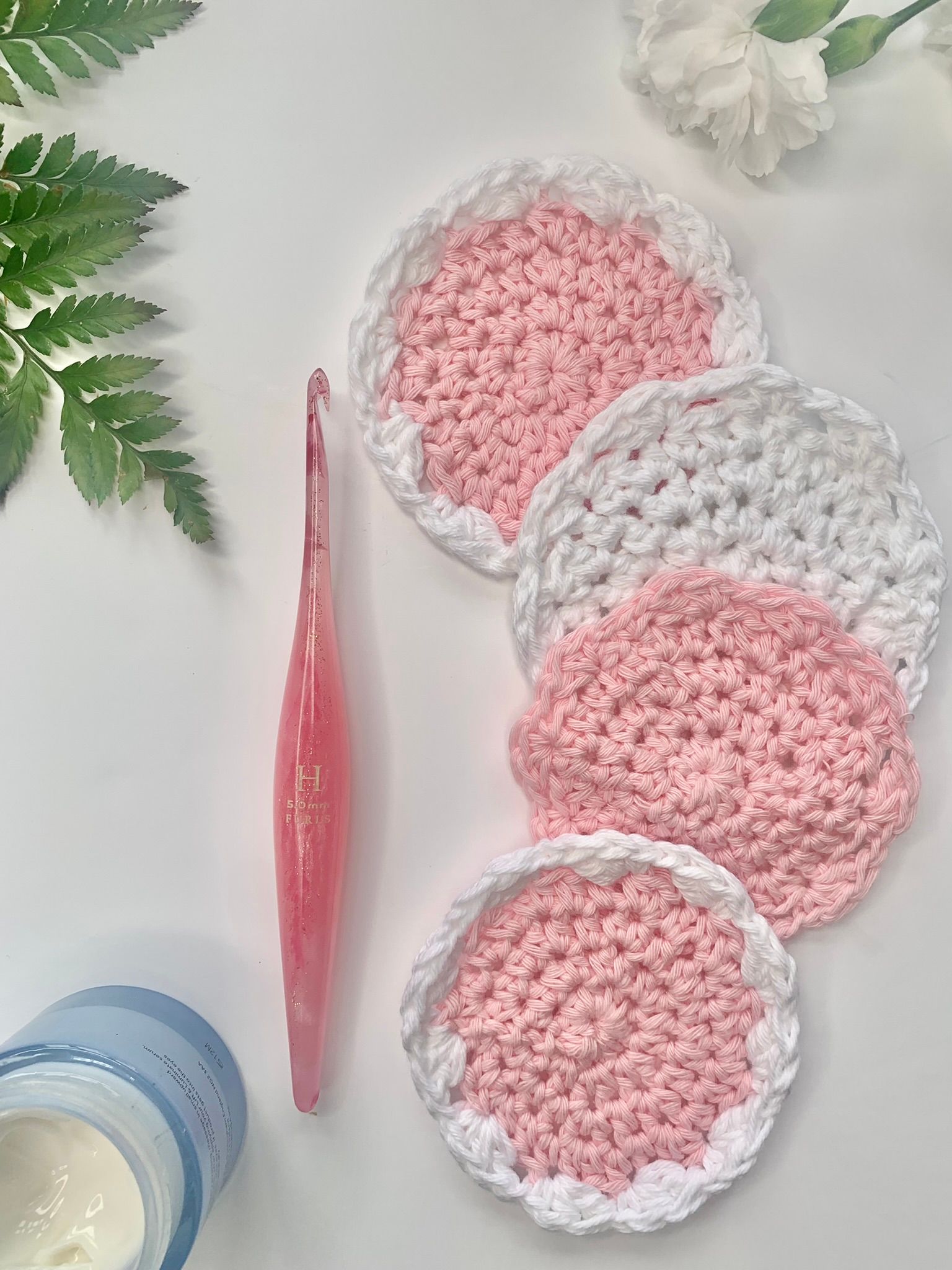 easy crochet face scrubbies pattern